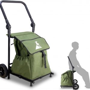 Einkaufstrolley mit Sitzfunktion