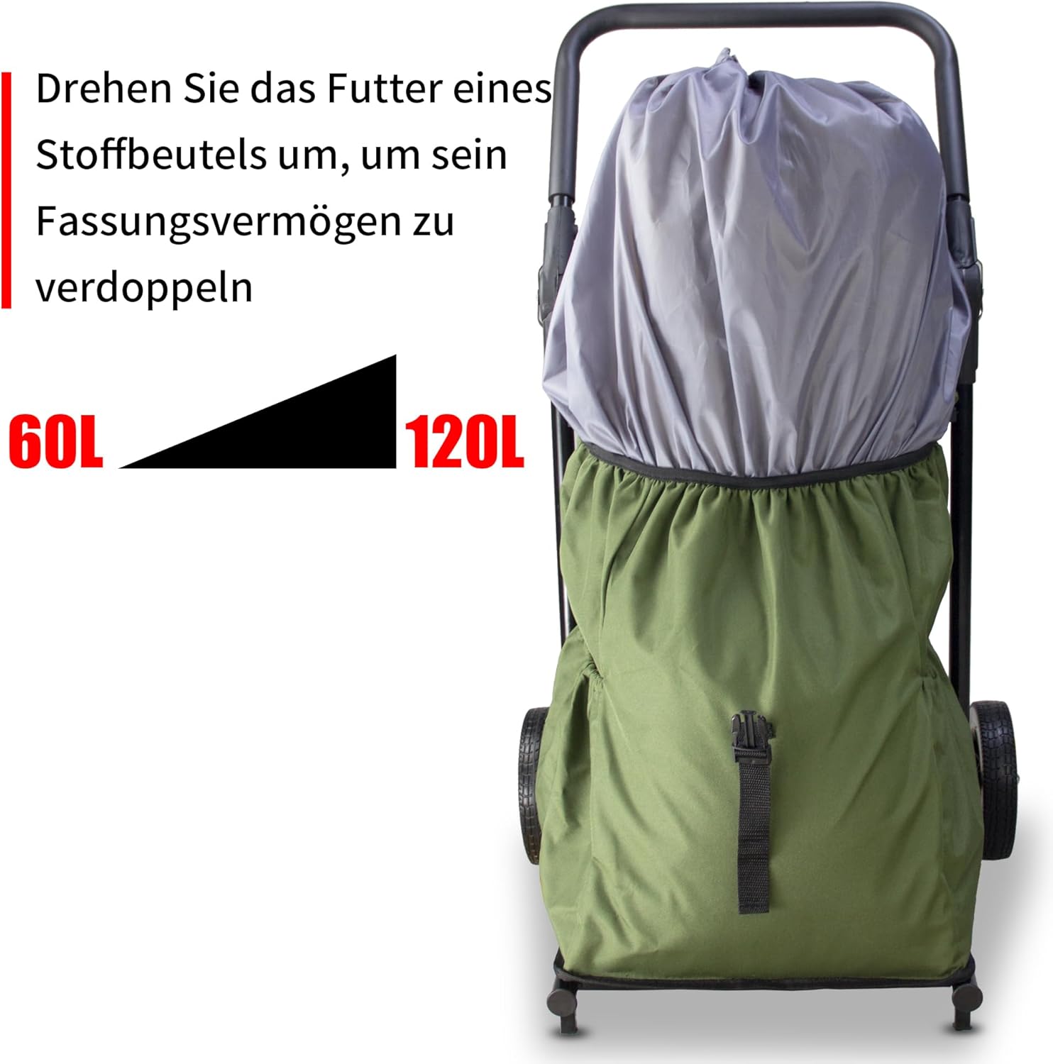 Einkaufstrolley mit Sitzfunktion – Bild 7