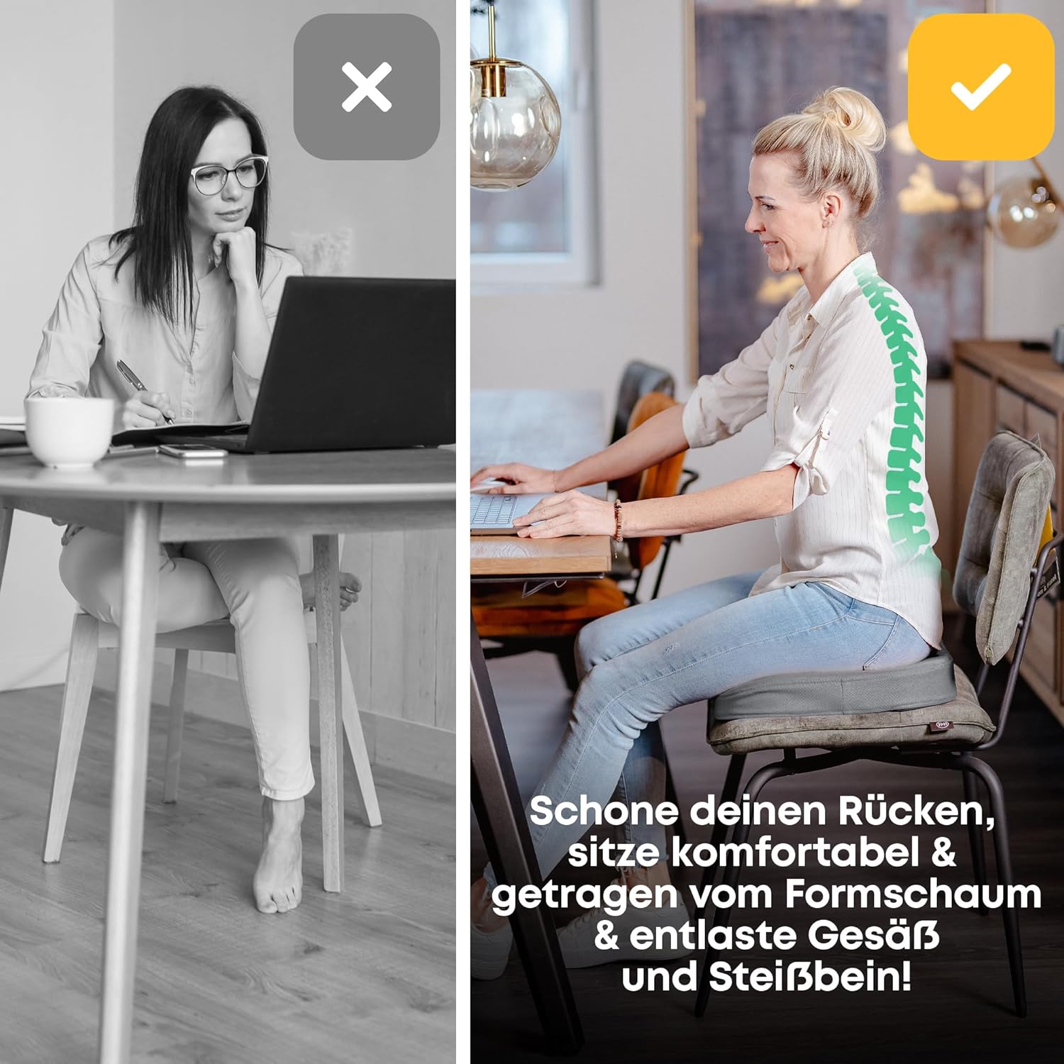 Rollstuhl Sitzkissen Gel – Bild 4