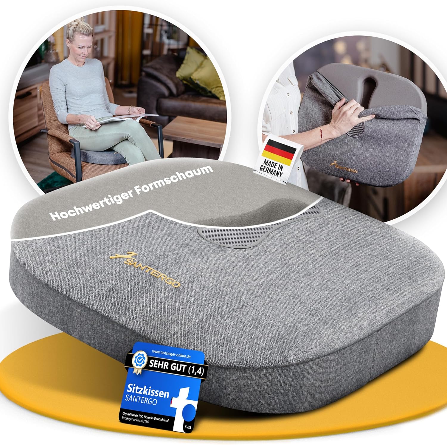 Rollstuhl Sitzkissen Gel – Bild 6