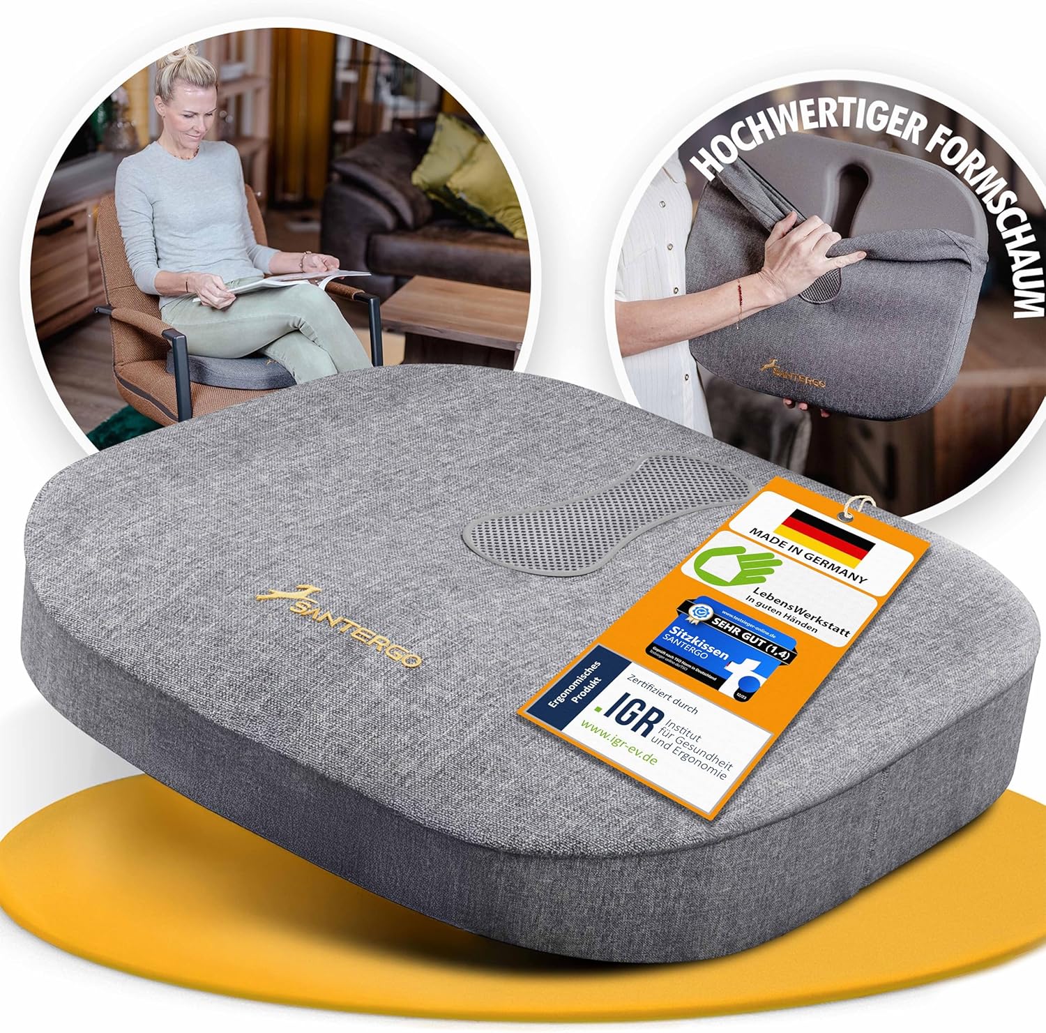 Rollstuhl Sitzkissen Gel