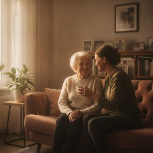 Was kostet einmal duschen vom pflegedienst — warme Atmosphaere, pflegende Angehoerige zu Hause