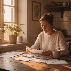 Widerspruch pflegegrad vorlage word — warme Atmosphaere, pflegende Angehoerige zu Hause